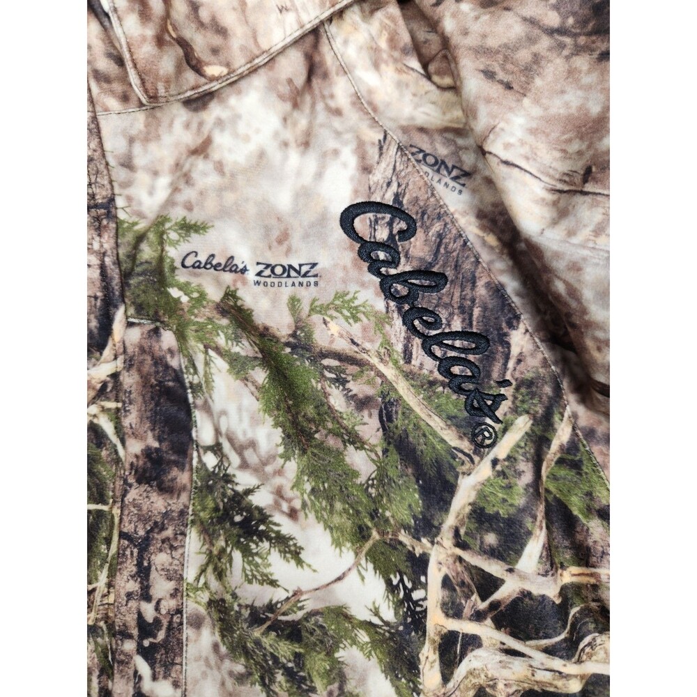 Cabelas Silent-Suede Scent-Lok Hunting Parka Mens L Zonz Woodlands Outdoors - Picture 3 of 16